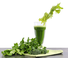 Green Juice contains chlorophyll